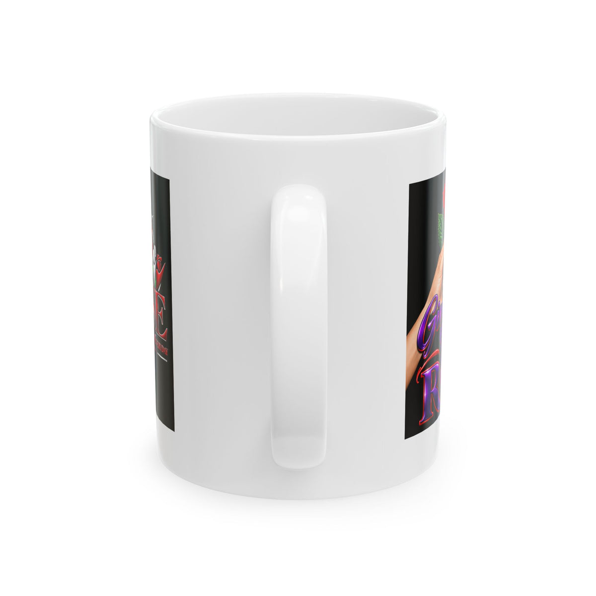 Copy of Giving You Your Rose Ceramic Mug –  Respect Senior Coffee Cup (11oz, 15oz)