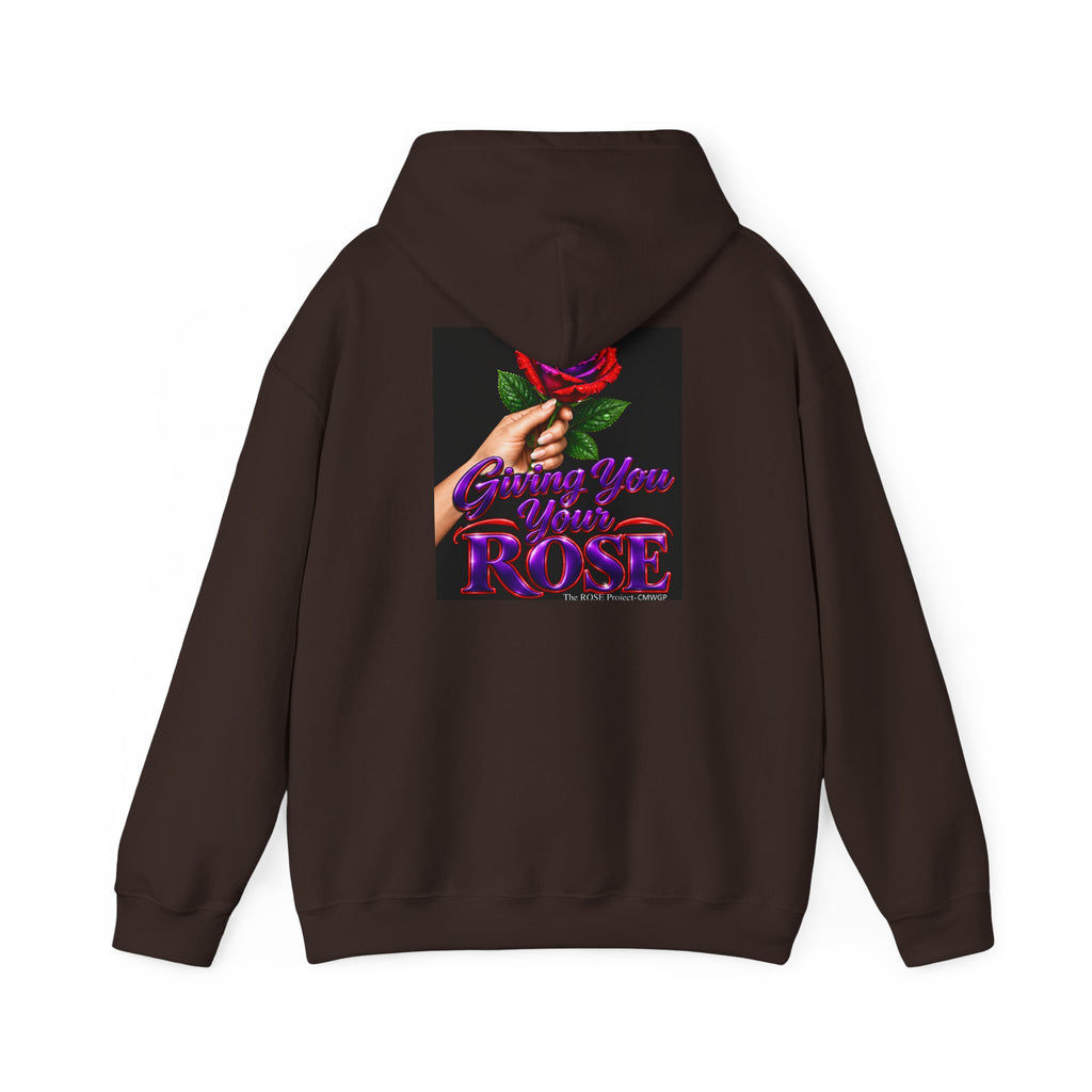 Rose Senior Graphic Hoodie — "Giving You Your Rose" Fashion Streetwear Pullover