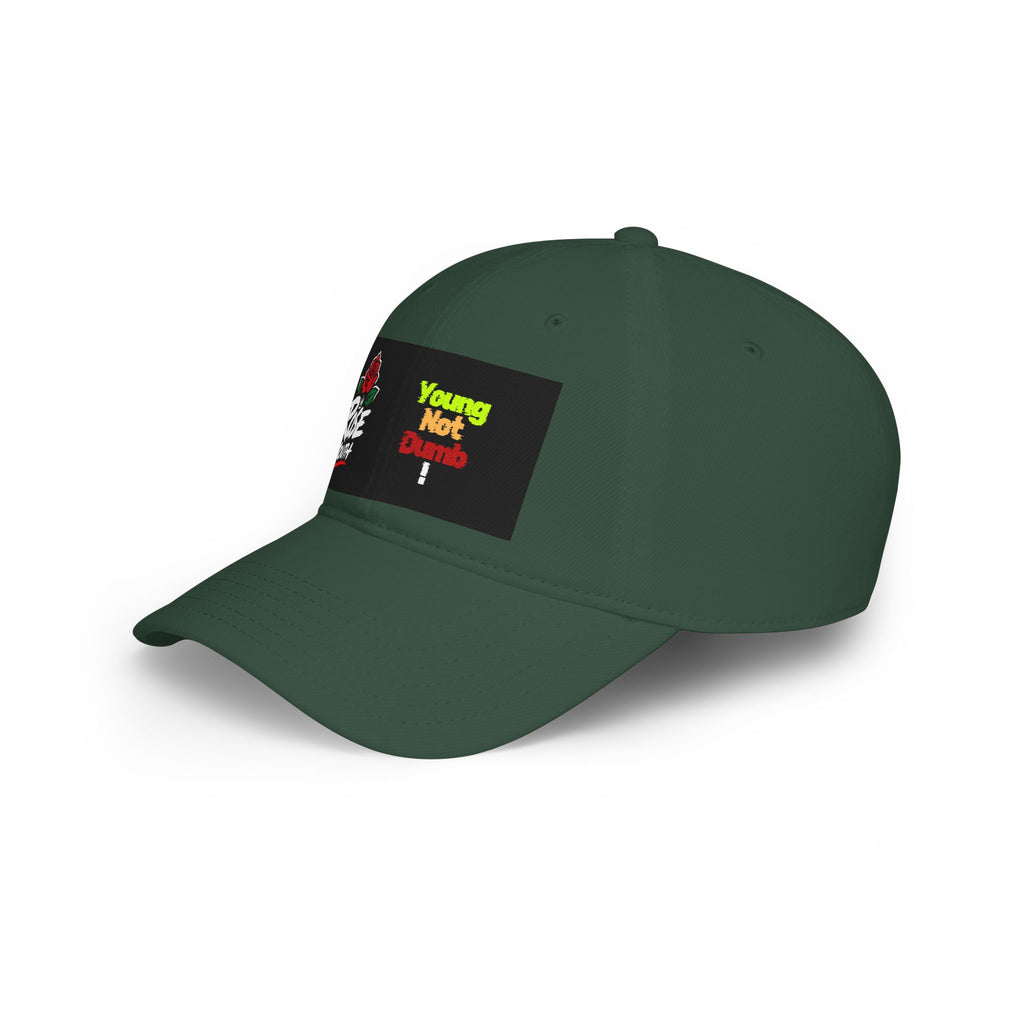 Young Not Dumb Rose Youth Red Baseball Cap