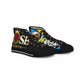 Men's ROSE Youth-Bear the Baller-High Top Sneakers – Bold Street Art Graphic Shoes