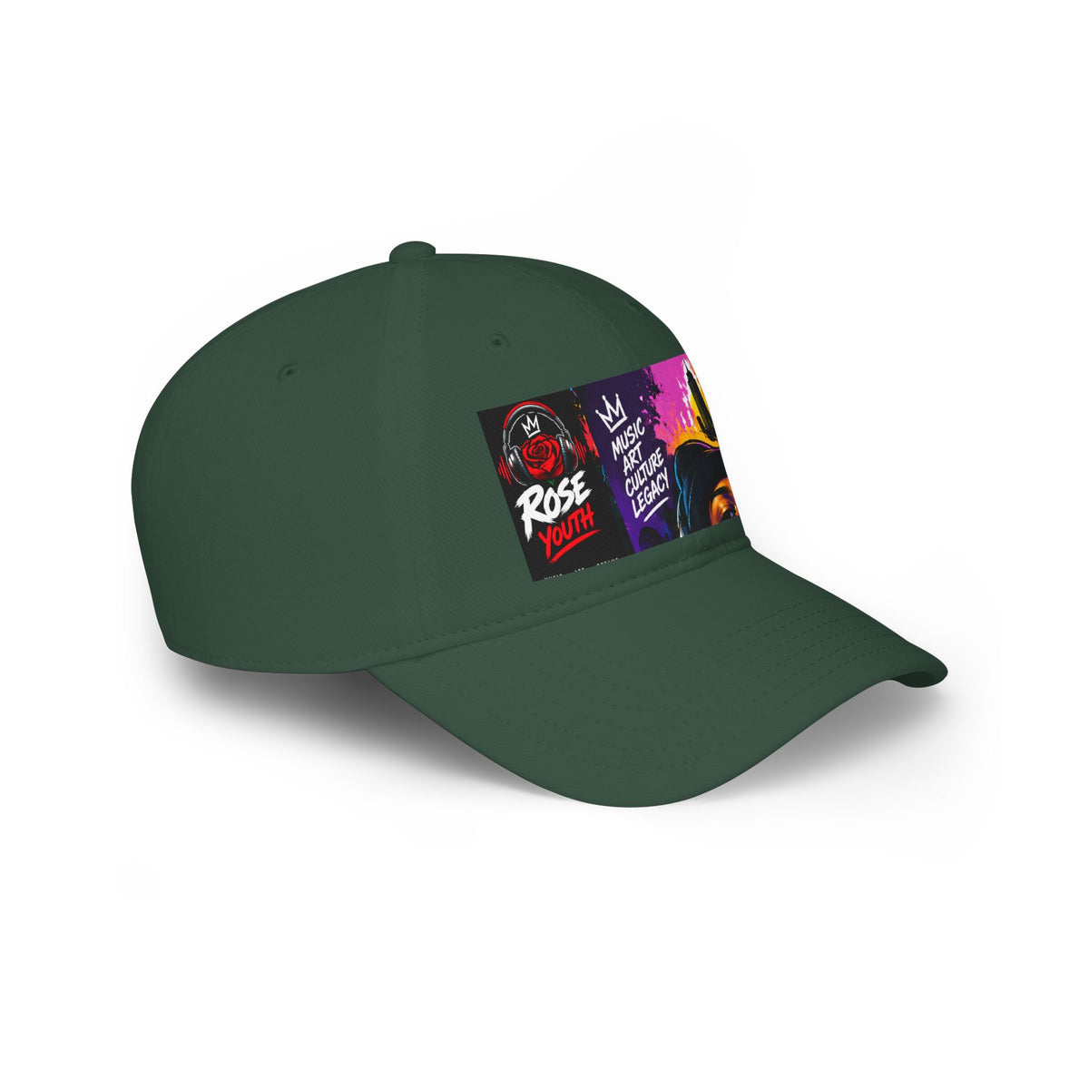 ROSE Youth Maestro Low Profile Baseball Cap – ("Rose Youth" "Music Art Culture Legacy")