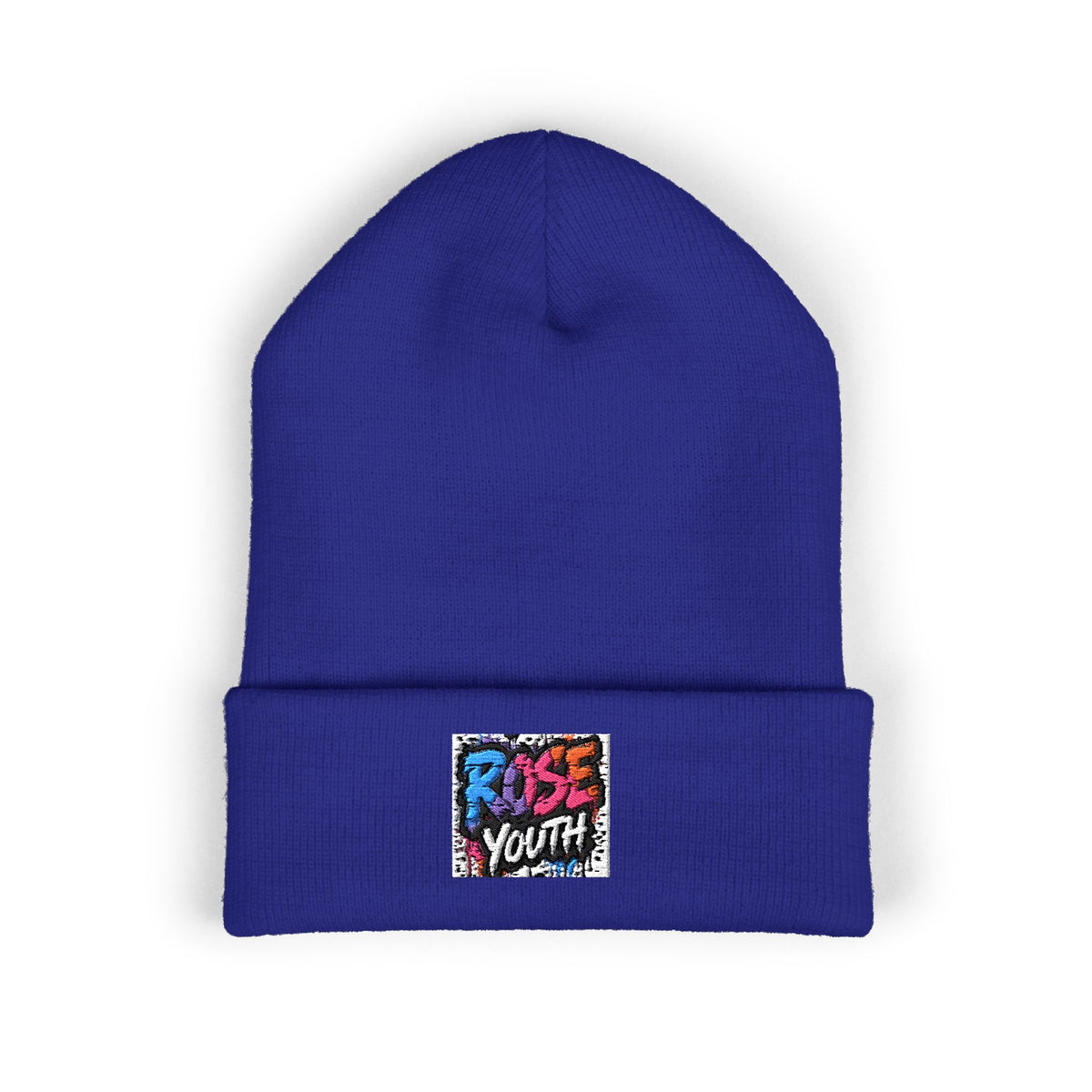 ROSE Youth Drip Embroidered Cuffed Beanie