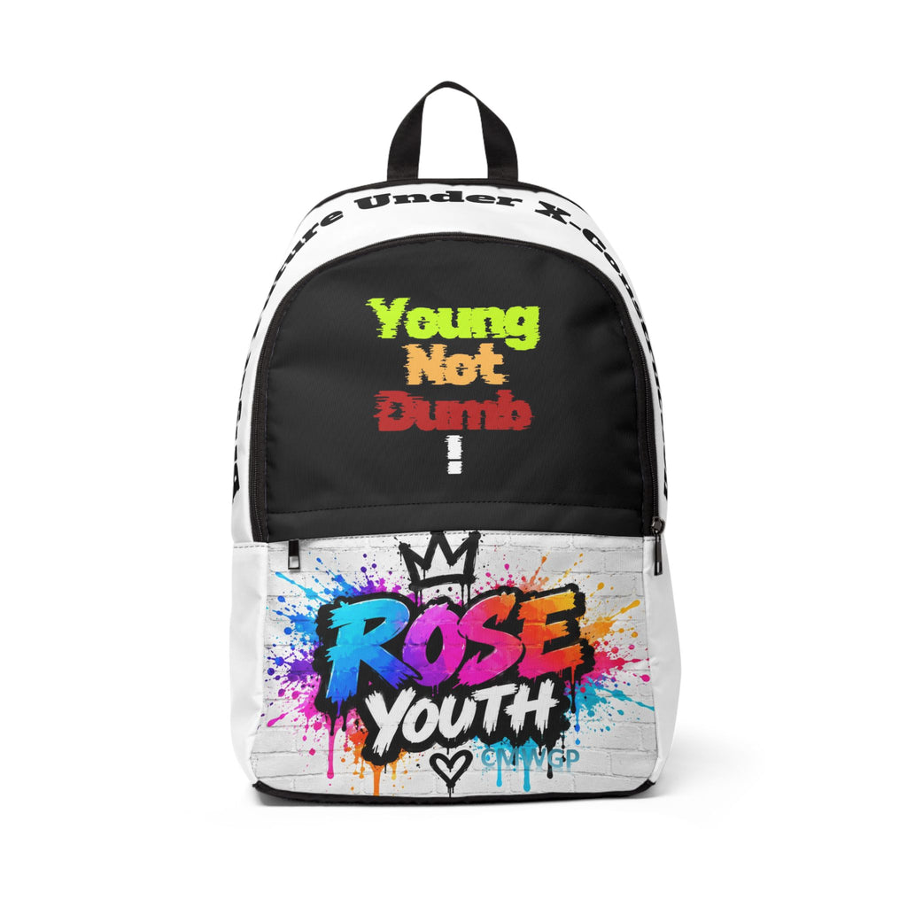 Rose Youth Young Not Dumb Bright Future Backpack