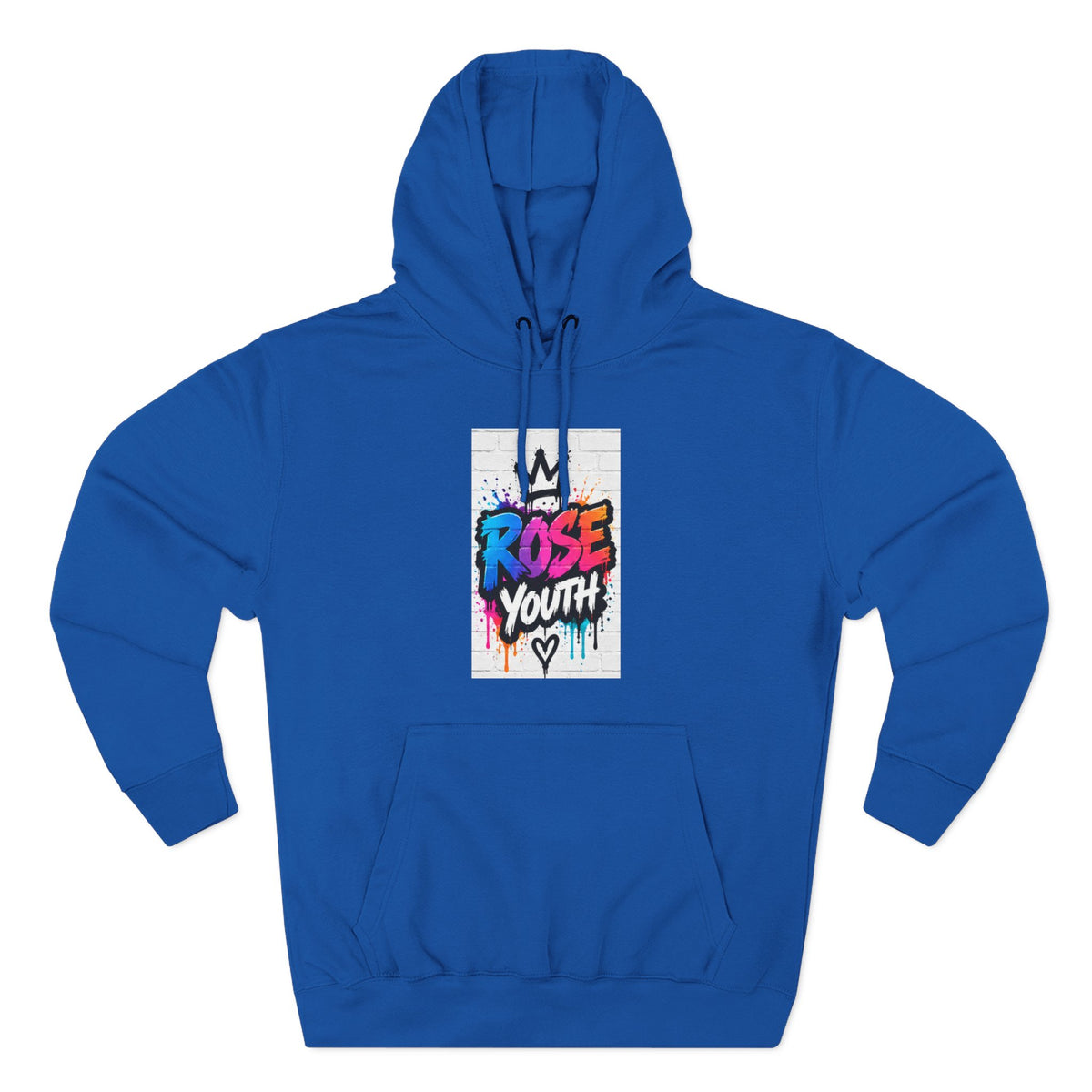 ROSE Youth Drip Logo Hoodie - "Bear The Baller" Motivational Back Panel