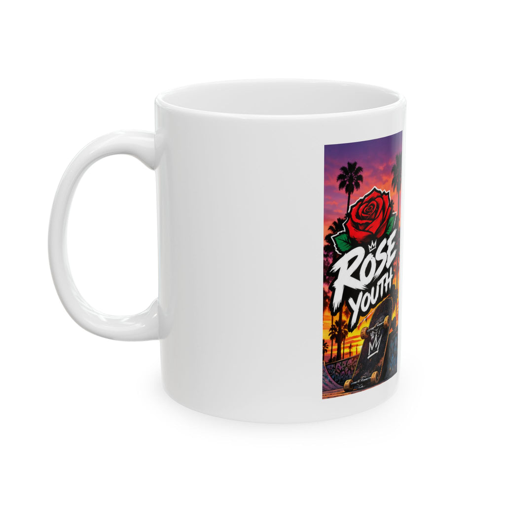 CMW's Maestro Anime Graffiti Ceramic Mug – ‘Rose Youth’ Urban Street Art 11oz/15oz