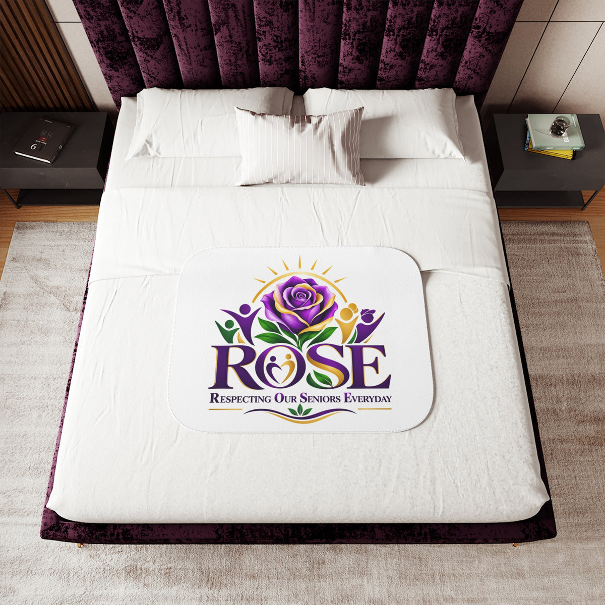 ROSE Respecting Our Seniors Everyday Sherpa Blanket