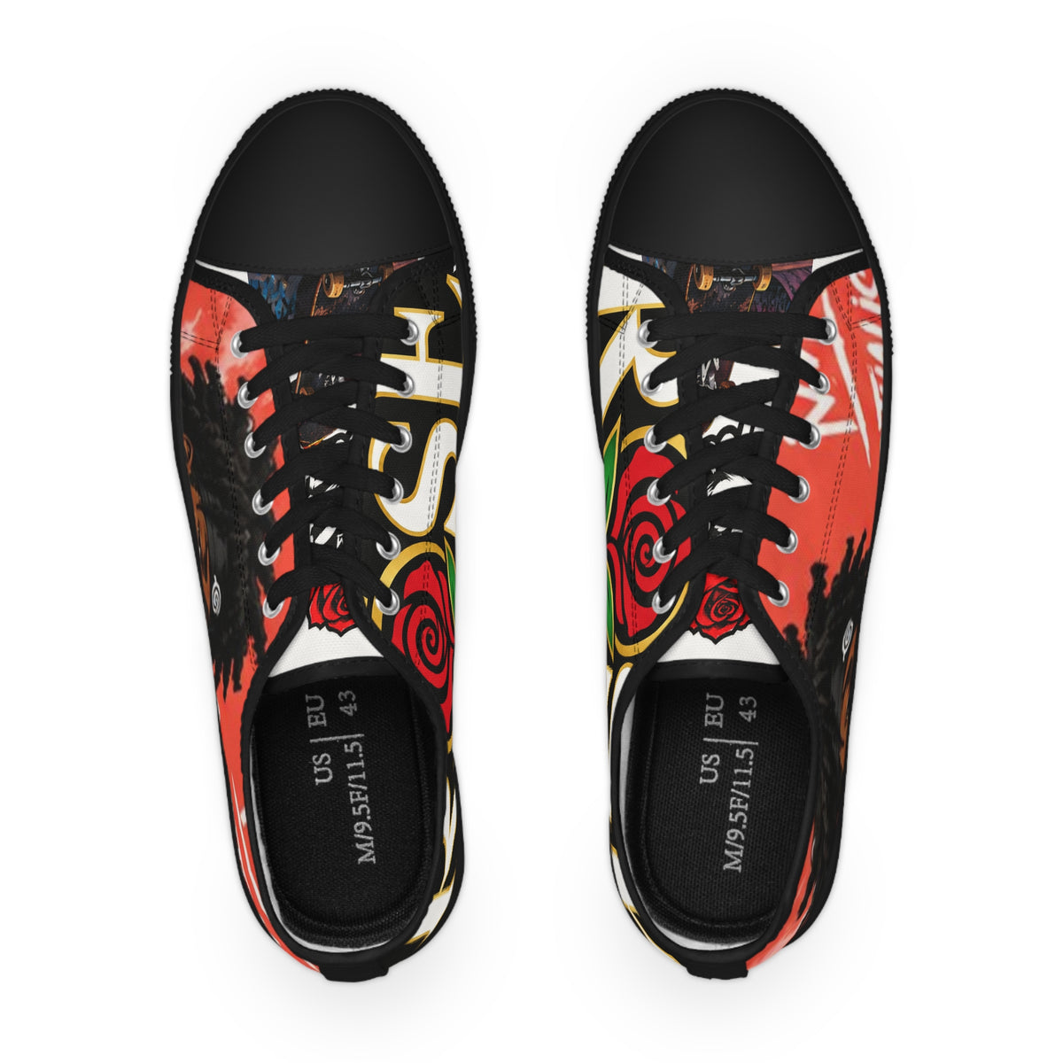 Men's Spiritualist Low Top Skate Board Sneakers – Bold Urban Streetwear Shoes