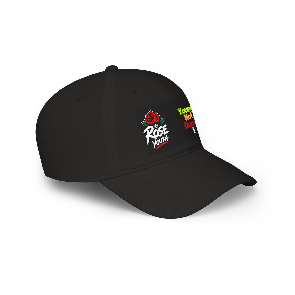 Young Not Dumb Rose Youth Red Baseball Cap