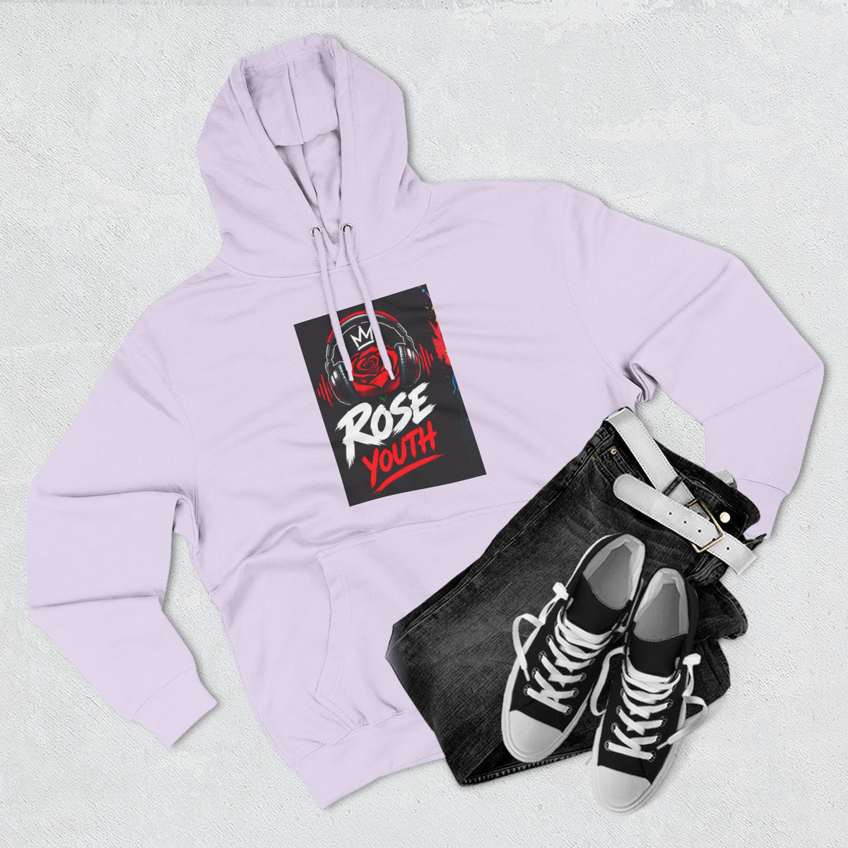 ROSE Youth Streetwear Hoodie — "Music Maestro" Graphic Pullover