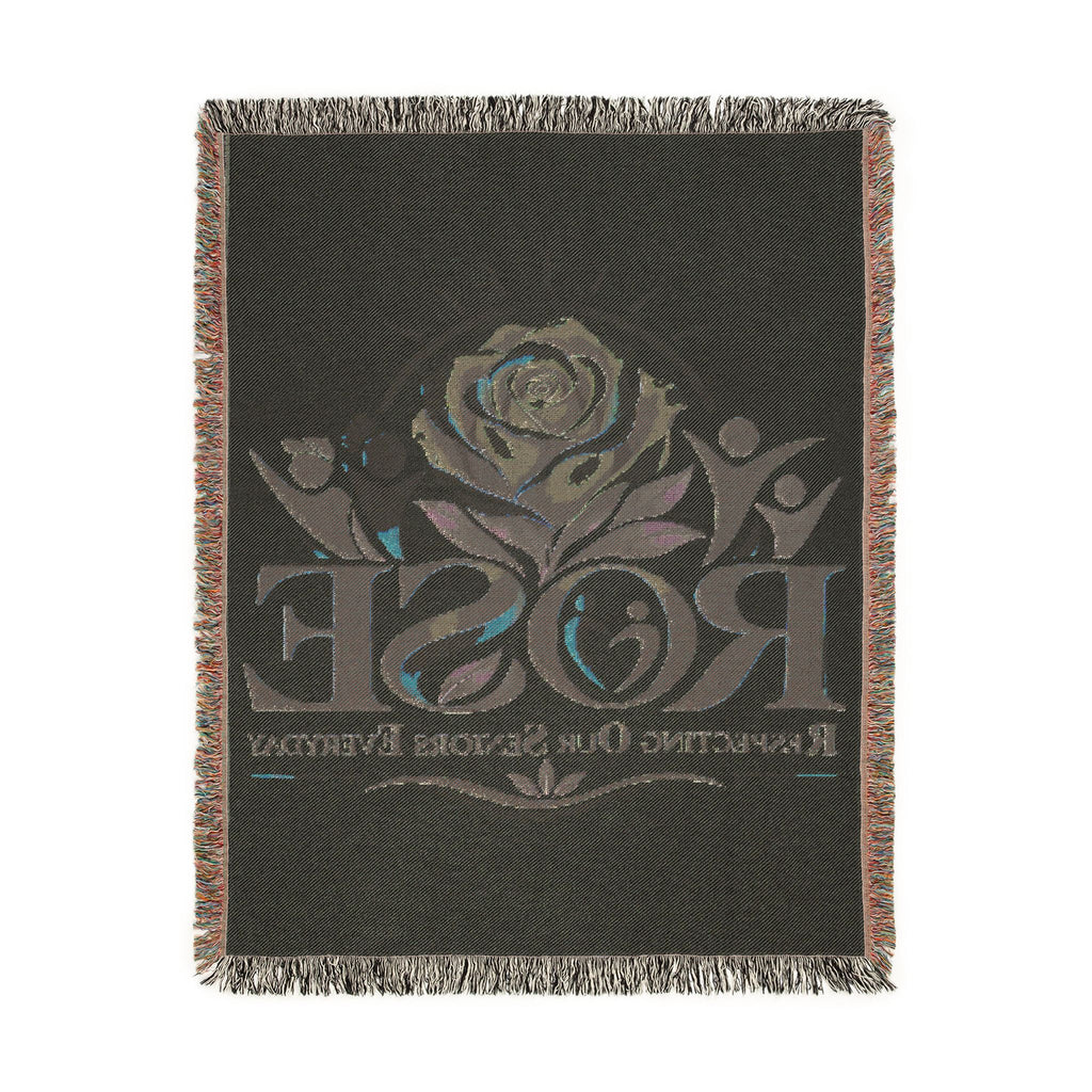 ROSE “Respecting Our Seniors Everyday” Inspirational Woven Blanket
