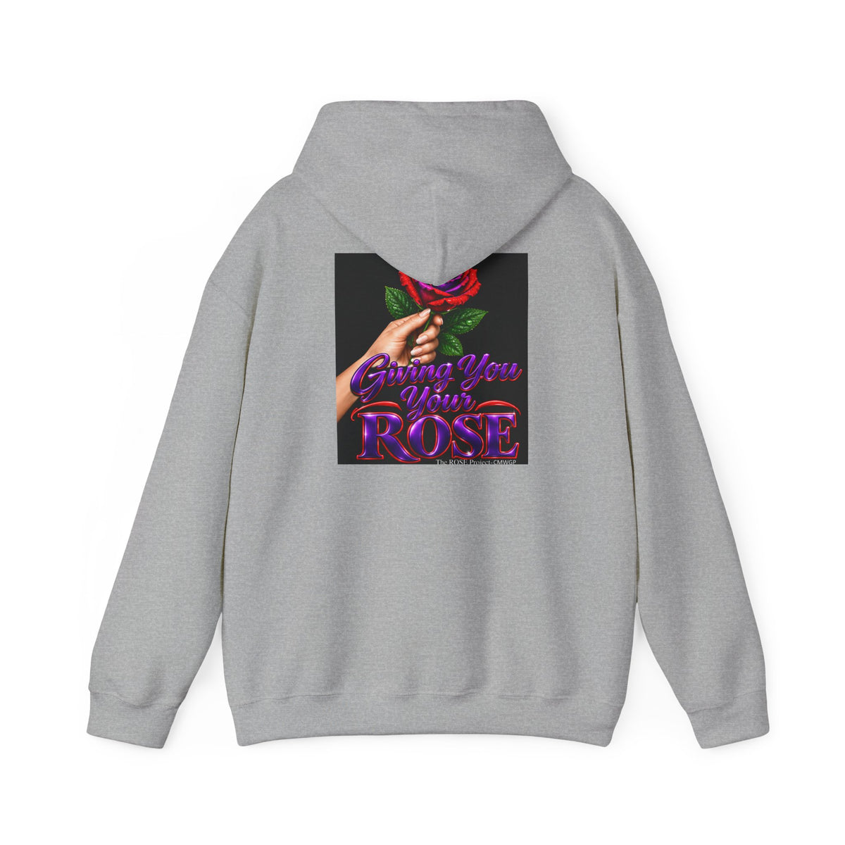 Rose Senior Graphic Hoodie — "Giving You Your Rose" Fashion Streetwear Pullover