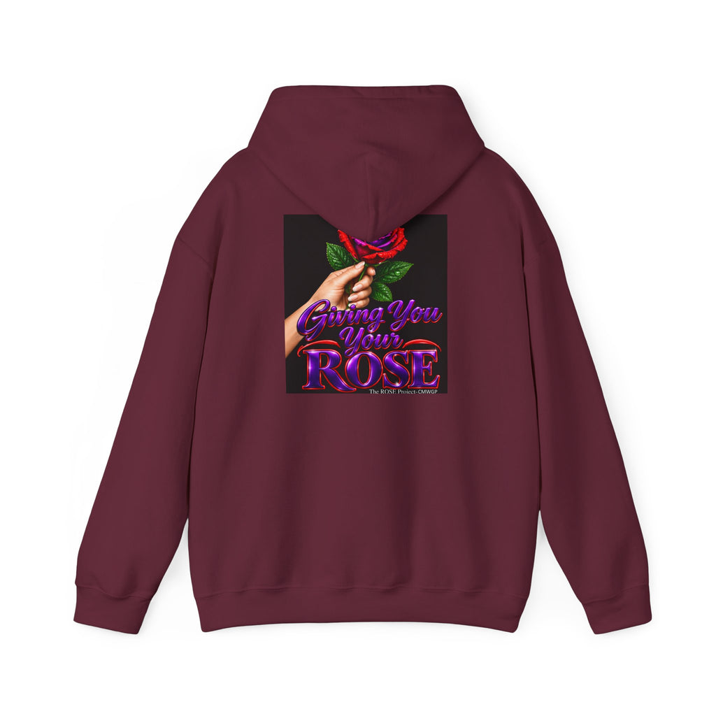 Rose Senior Graphic Hoodie — "Giving You Your Rose" Fashion Streetwear Pullover