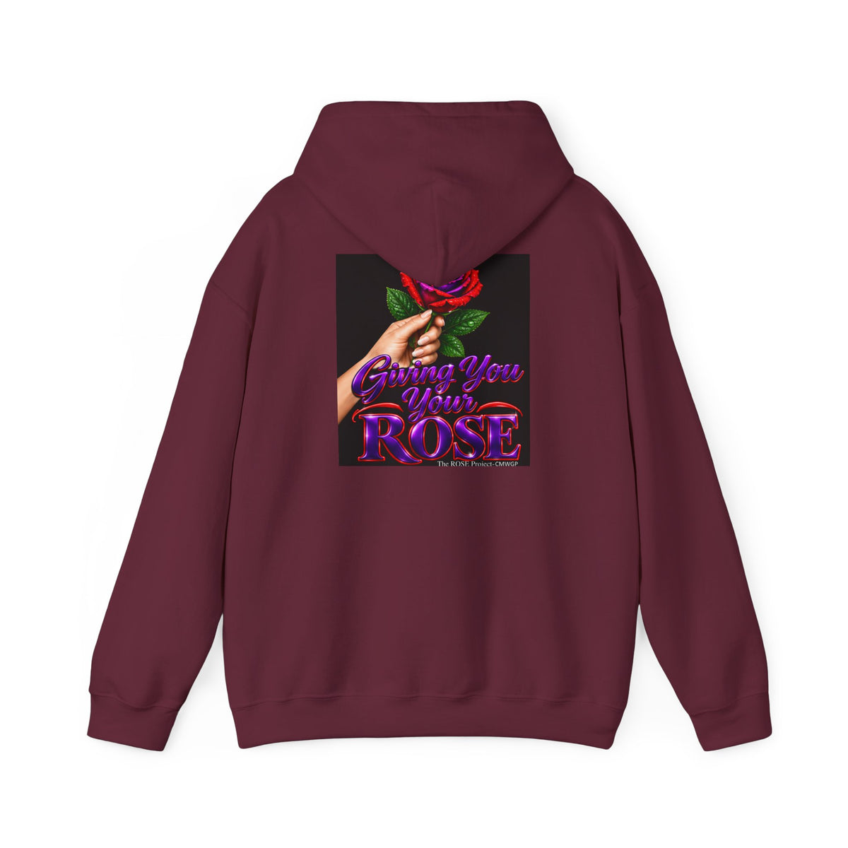 Rose Senior Graphic Hoodie — "Giving You Your Rose" Fashion Streetwear Pullover