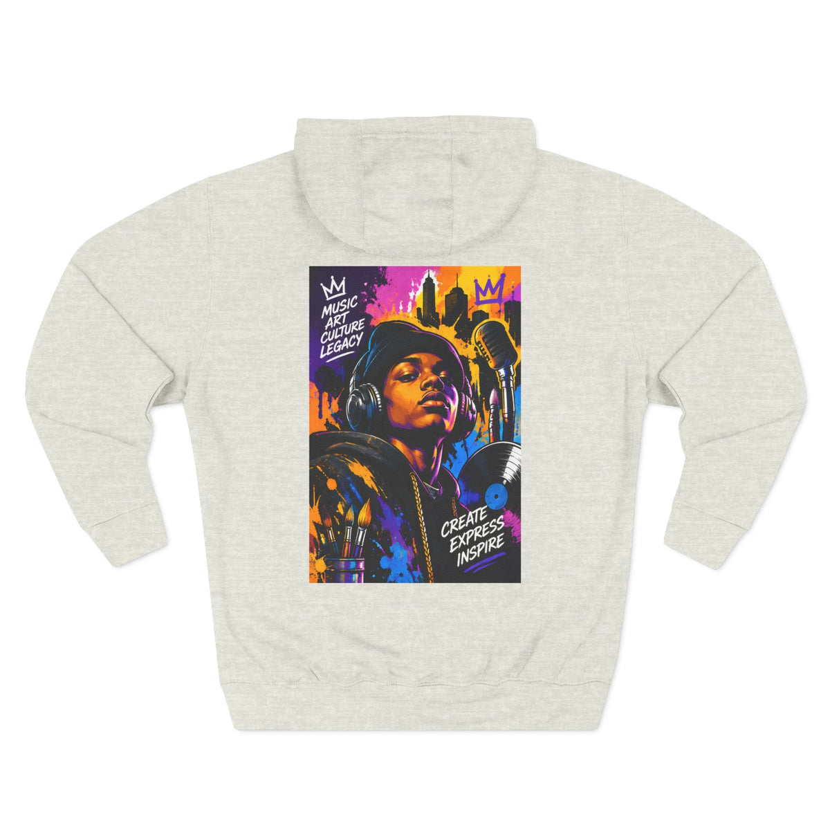 ROSE Youth Streetwear Hoodie — "Music Maestro" Graphic Pullover