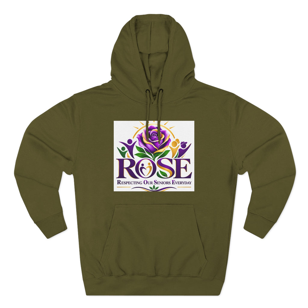 Rose Tribute Hoodie — "Giving You Your Rose" Celebration of Life Floral Pullover