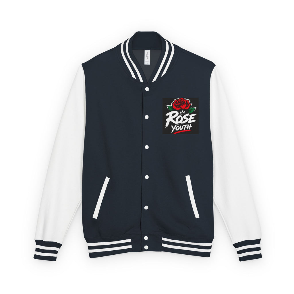 Rose Youth Graffiti Logo Letterman Jacket