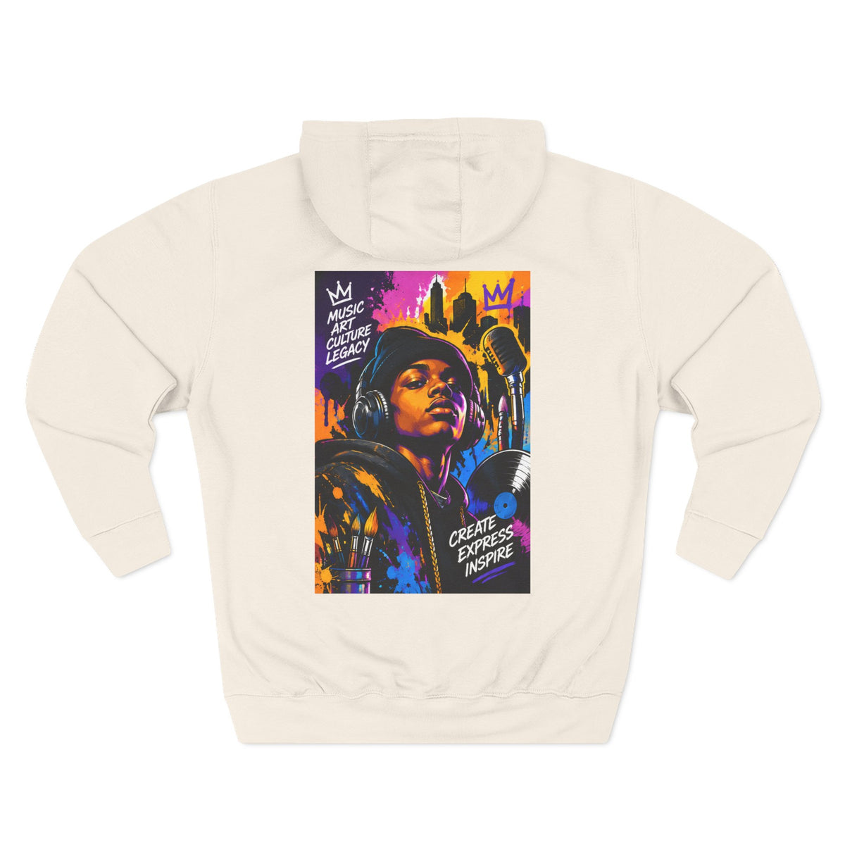 ROSE Youth Streetwear Hoodie — "Music Maestro" Graphic Pullover