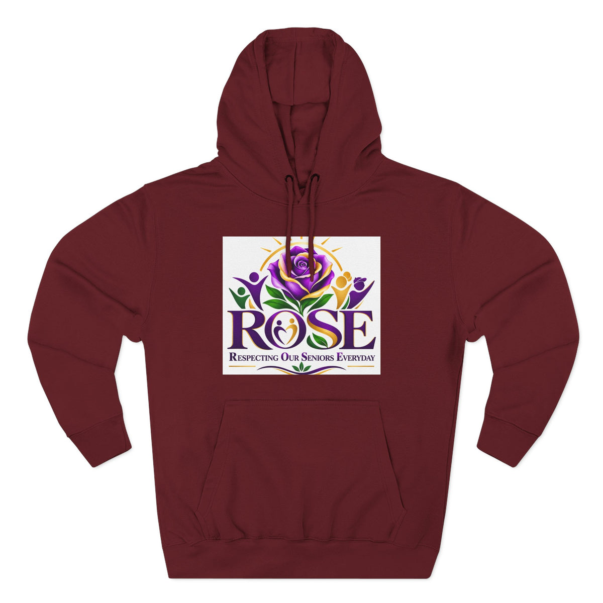 Rose Tribute Hoodie — "Giving You Your Rose" Celebration of Life Floral Pullover