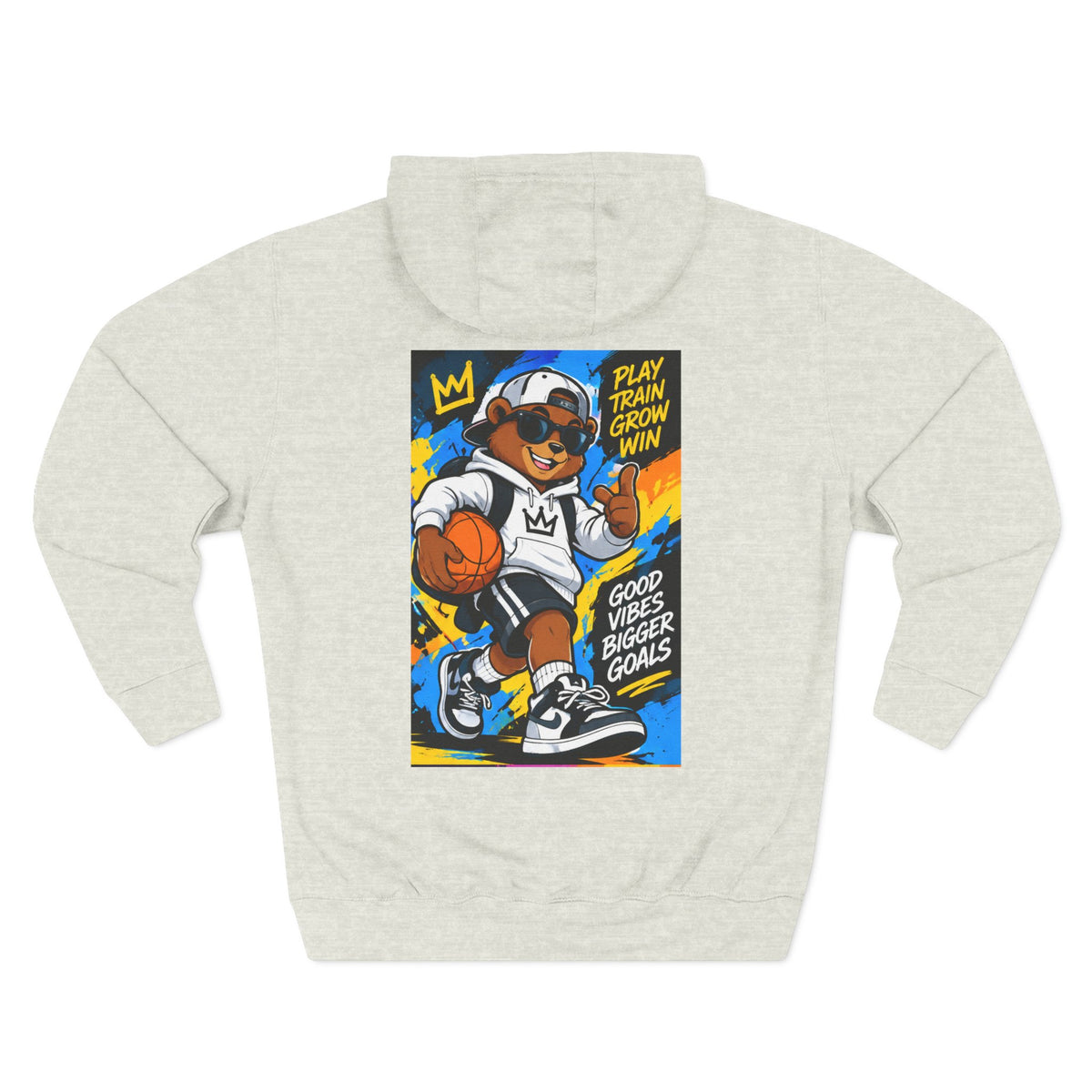 ROSE Youth Drip Logo Hoodie - "Bear The Baller" Motivational Back Panel