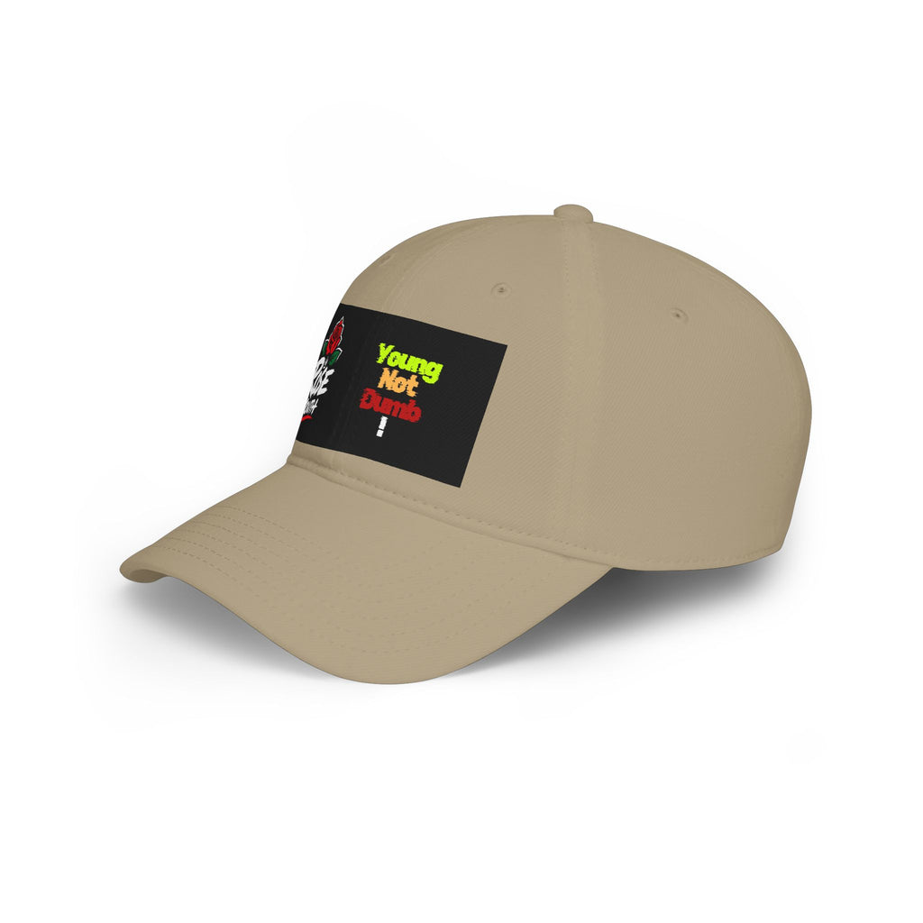 Young Not Dumb Rose Youth Red Baseball Cap