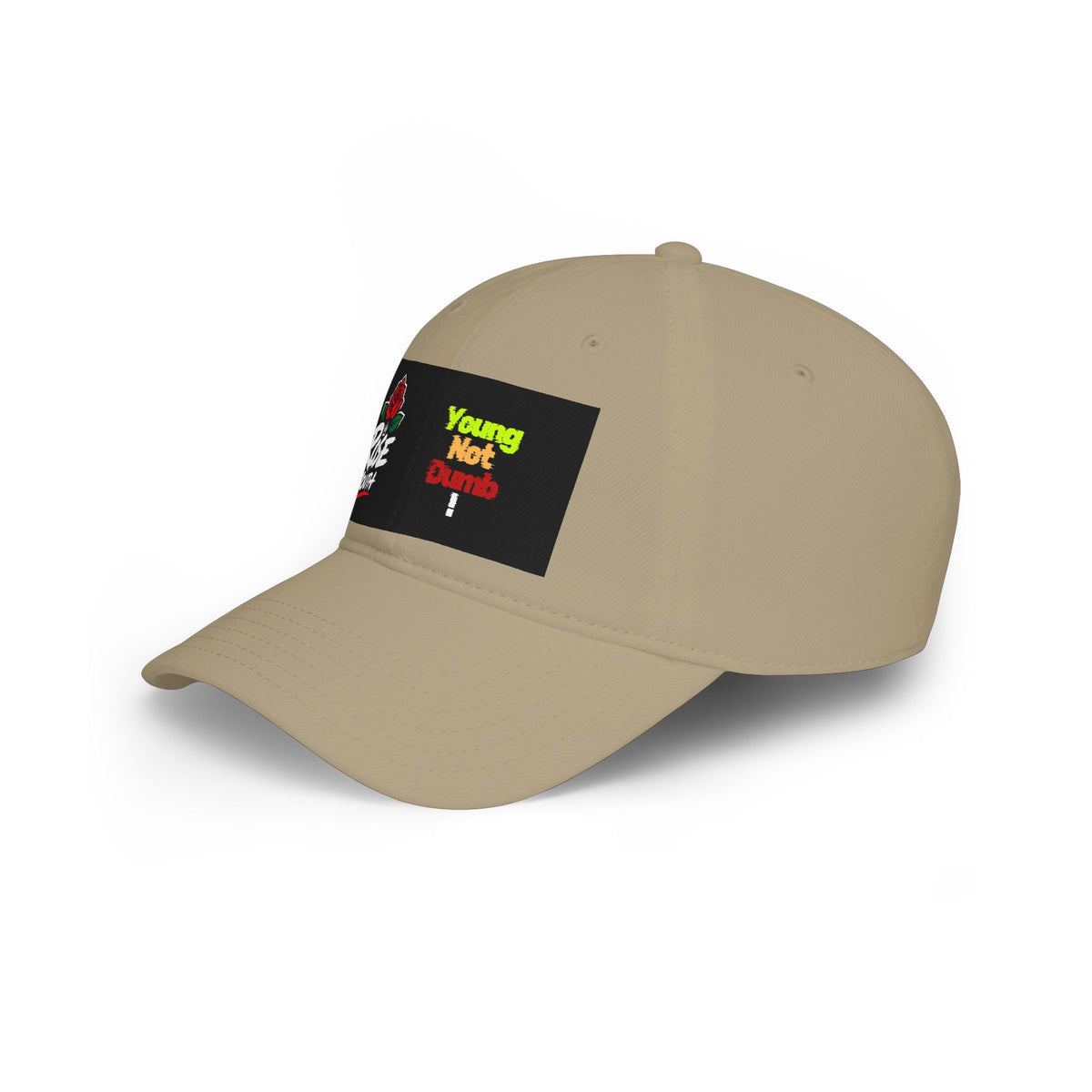 Young Not Dumb Rose Youth Red Baseball Cap