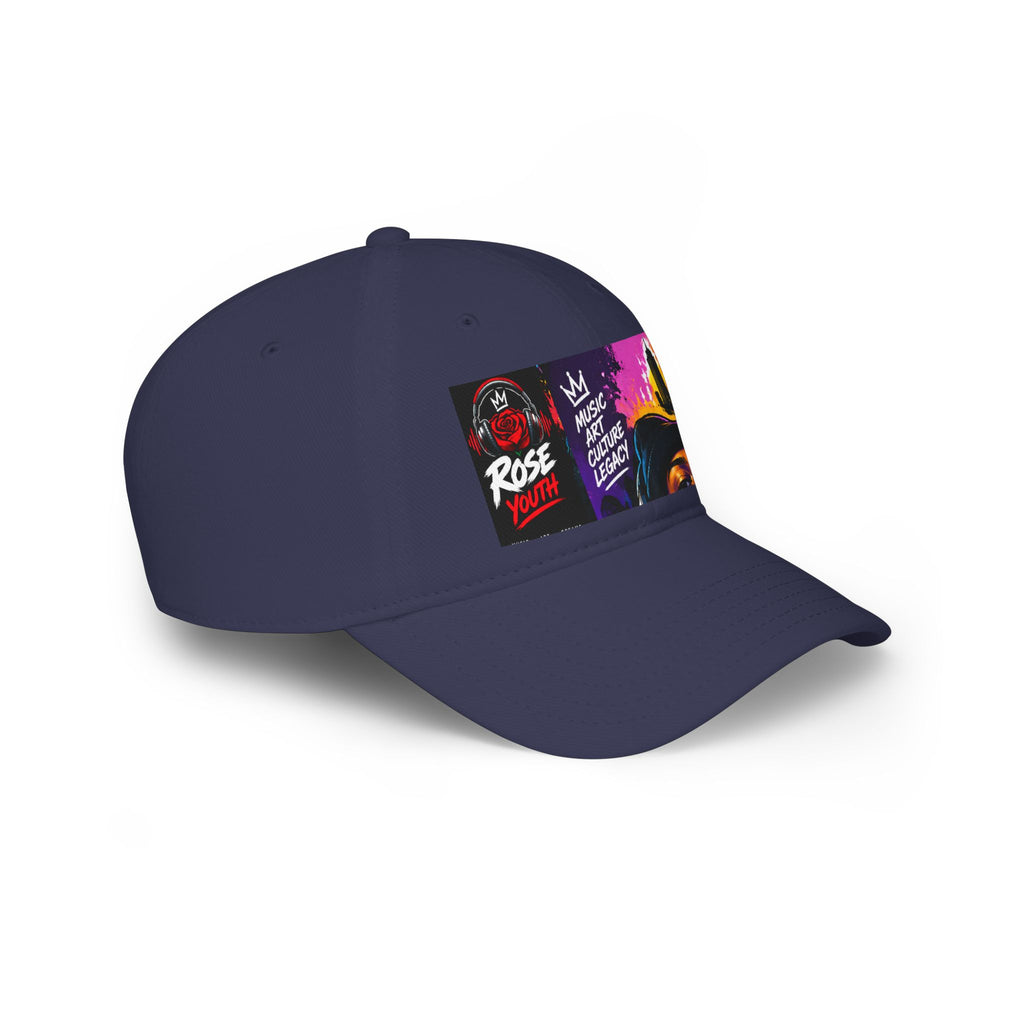 ROSE Youth Maestro Low Profile Baseball Cap – ("Rose Youth" "Music Art Culture Legacy")