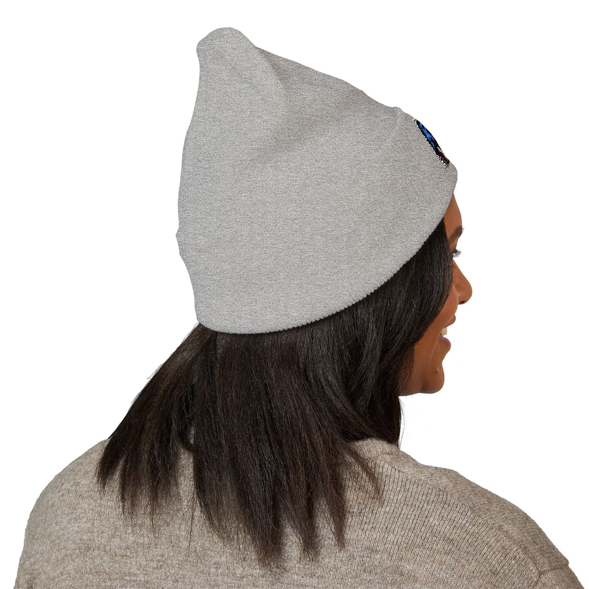 ROSE Youth Drip Embroidered Cuffed Beanie