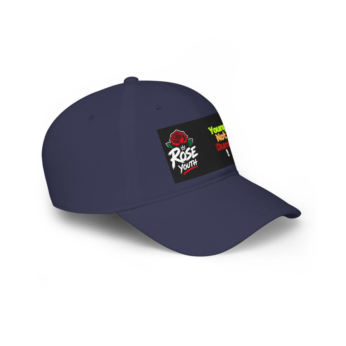 Young Not Dumb Rose Youth Red Baseball Cap