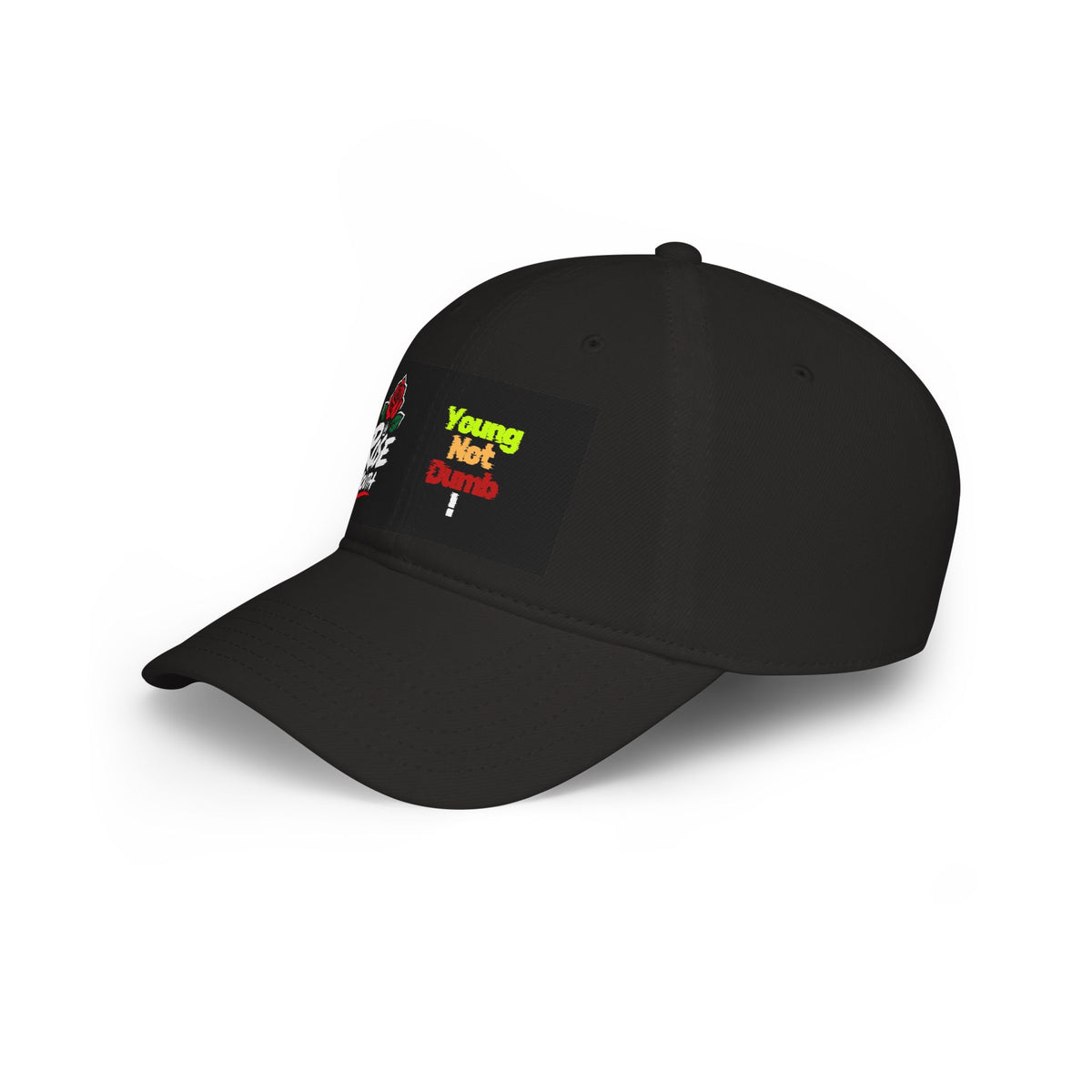 Young Not Dumb Rose Youth Red Baseball Cap