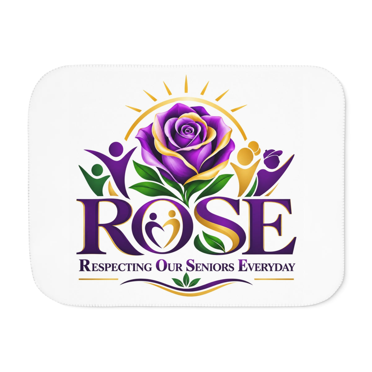 ROSE Respecting Our Seniors Everyday Sherpa Blanket