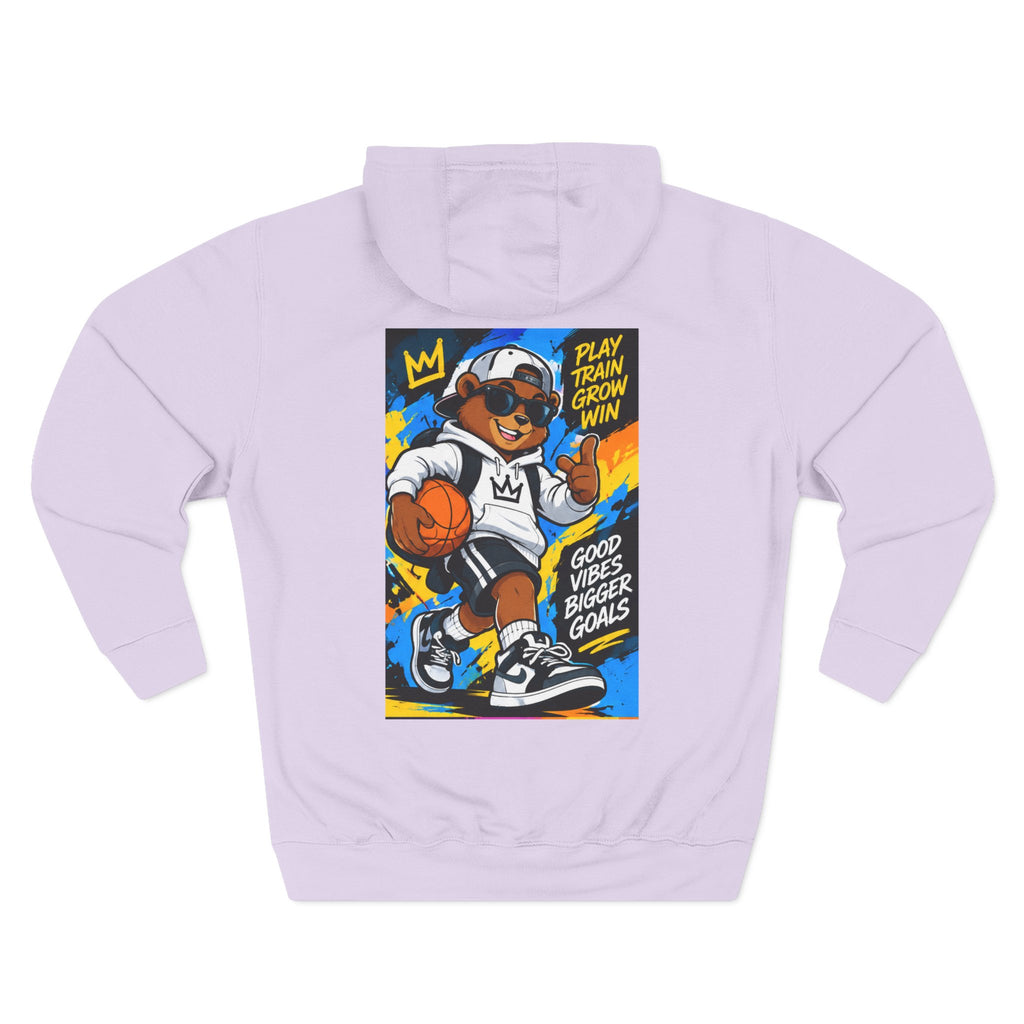 ROSE Youth Drip Logo Hoodie - "Bear The Baller" Motivational Back Panel