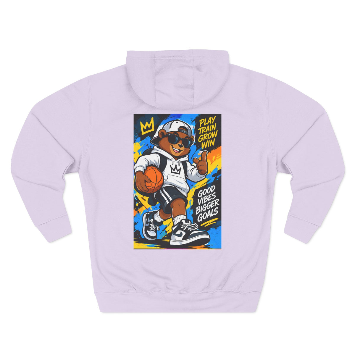 ROSE Youth Drip Logo Hoodie - "Bear The Baller" Motivational Back Panel