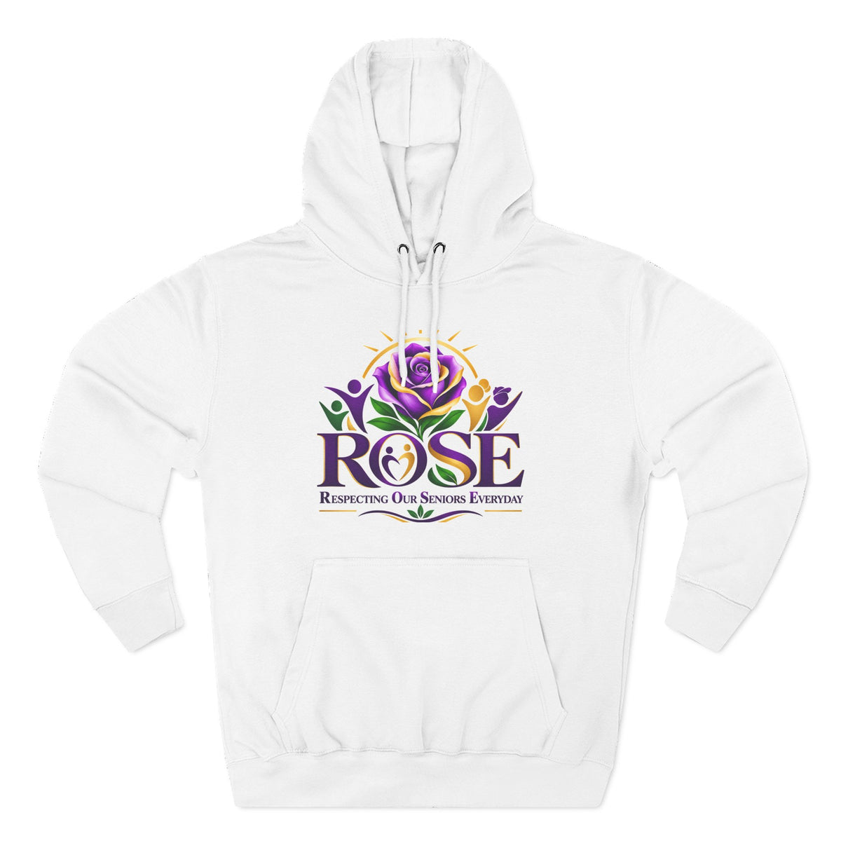 Rose Tribute Hoodie — "Giving You Your Rose" Celebration of Life Floral Pullover