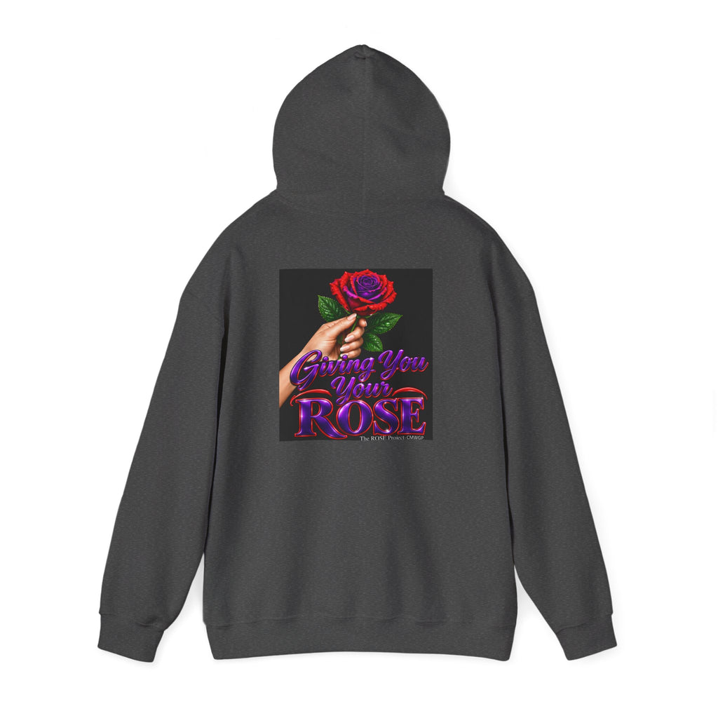 Rose Senior Graphic Hoodie — "Giving You Your Rose" Fashion Streetwear Pullover