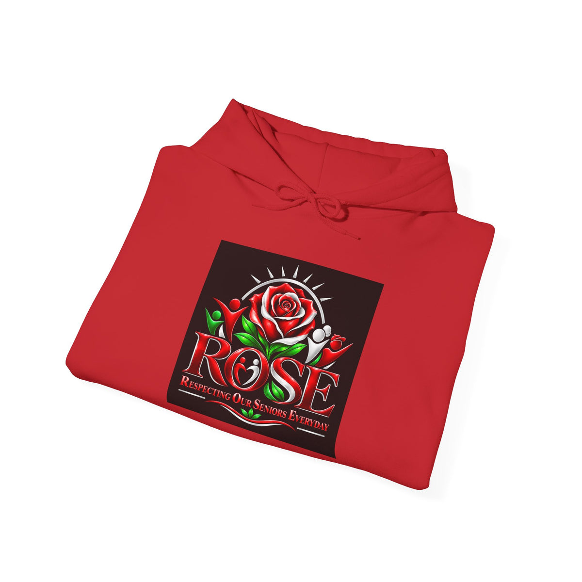 Rose Senior Graphic Hoodie — "Giving You Your Rose" Fashion Streetwear Pullover