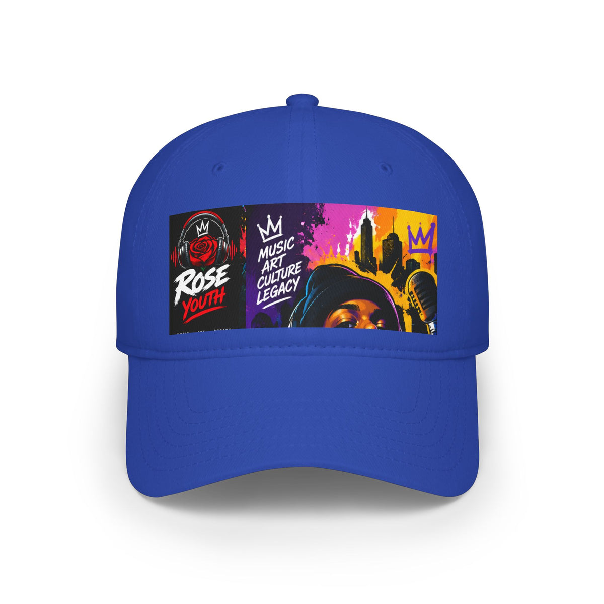 ROSE Youth Maestro Low Profile Baseball Cap – ("Rose Youth" "Music Art Culture Legacy")