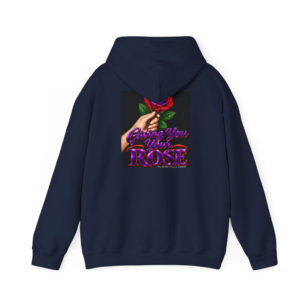 Rose Senior Graphic Hoodie — "Giving You Your Rose" Fashion Streetwear Pullover