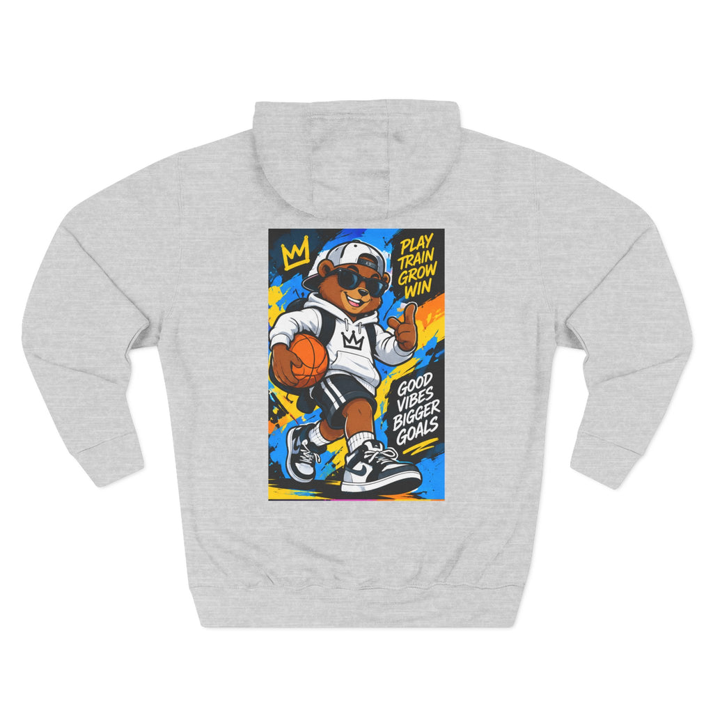 ROSE Youth Drip Logo Hoodie - "Bear The Baller" Motivational Back Panel