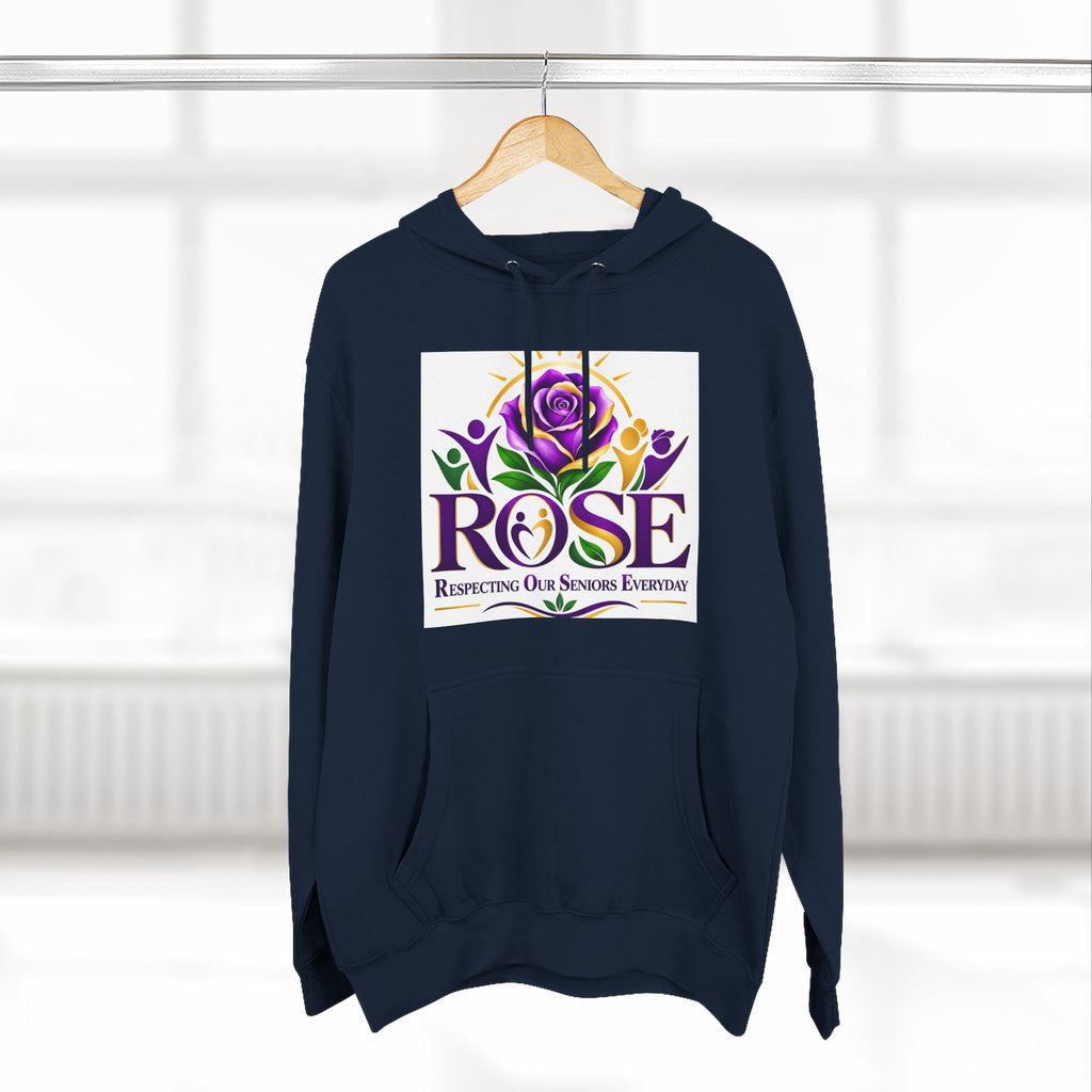 Rose Tribute Hoodie — "Giving You Your Rose" Celebration of Life Floral Pullover