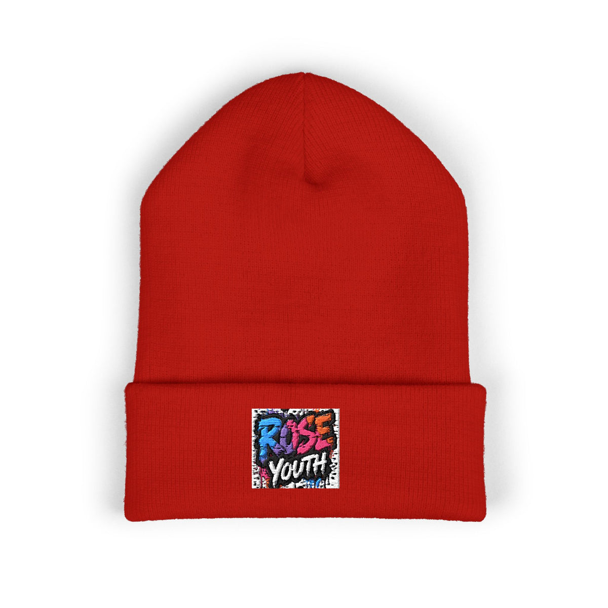 ROSE Youth Drip Embroidered Cuffed Beanie