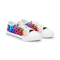 Unisex ROSE Low Top Sneakers – Colorful Graffiti ROSE Logo Sneaker
