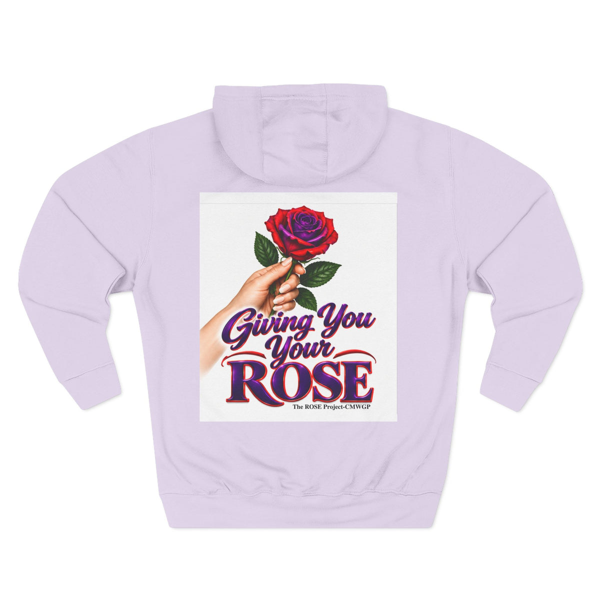 Rose Tribute Hoodie — "Giving You Your Rose" Celebration of Life Floral Pullover