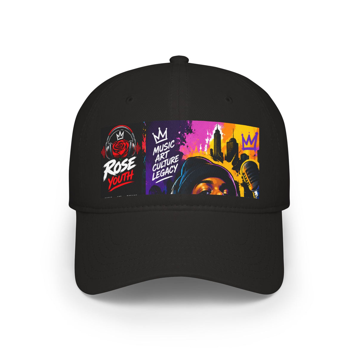 ROSE Youth Maestro Low Profile Baseball Cap – ("Rose Youth" "Music Art Culture Legacy")