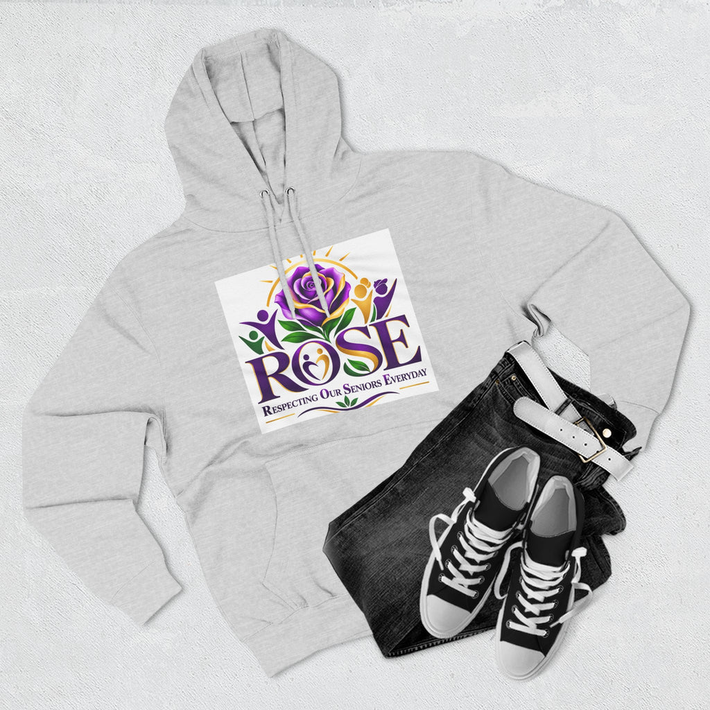 Rose Tribute Hoodie — "Giving You Your Rose" Celebration of Life Floral Pullover