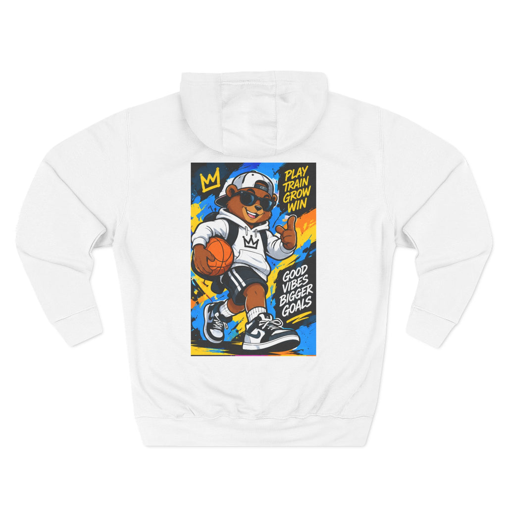 ROSE Youth Drip Logo Hoodie - "Bear The Baller" Motivational Back Panel