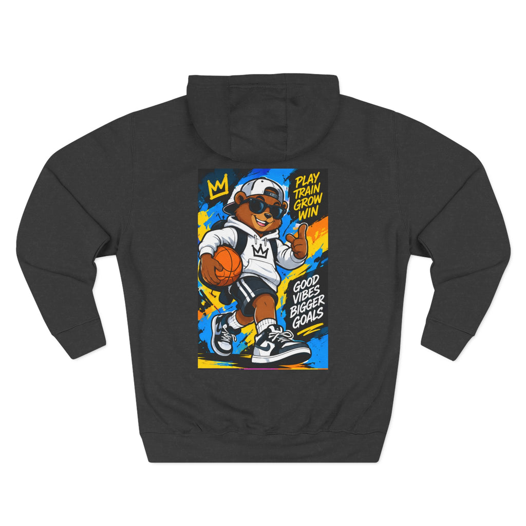 ROSE Youth Drip Logo Hoodie - "Bear The Baller" Motivational Back Panel