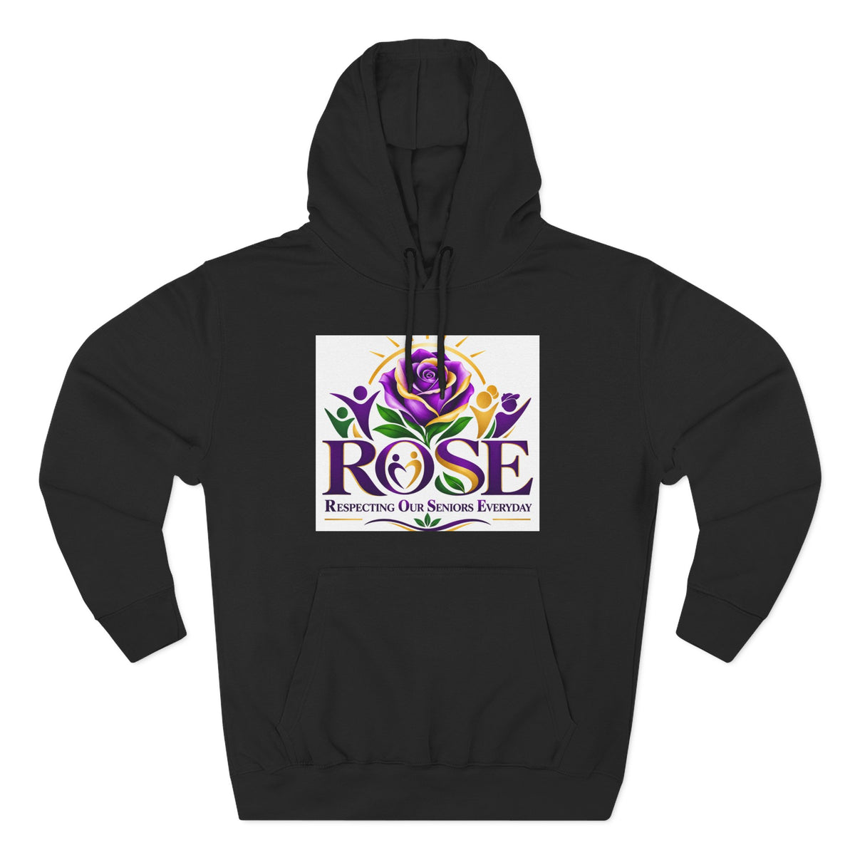 Rose Tribute Hoodie — "Giving You Your Rose" Celebration of Life Floral Pullover