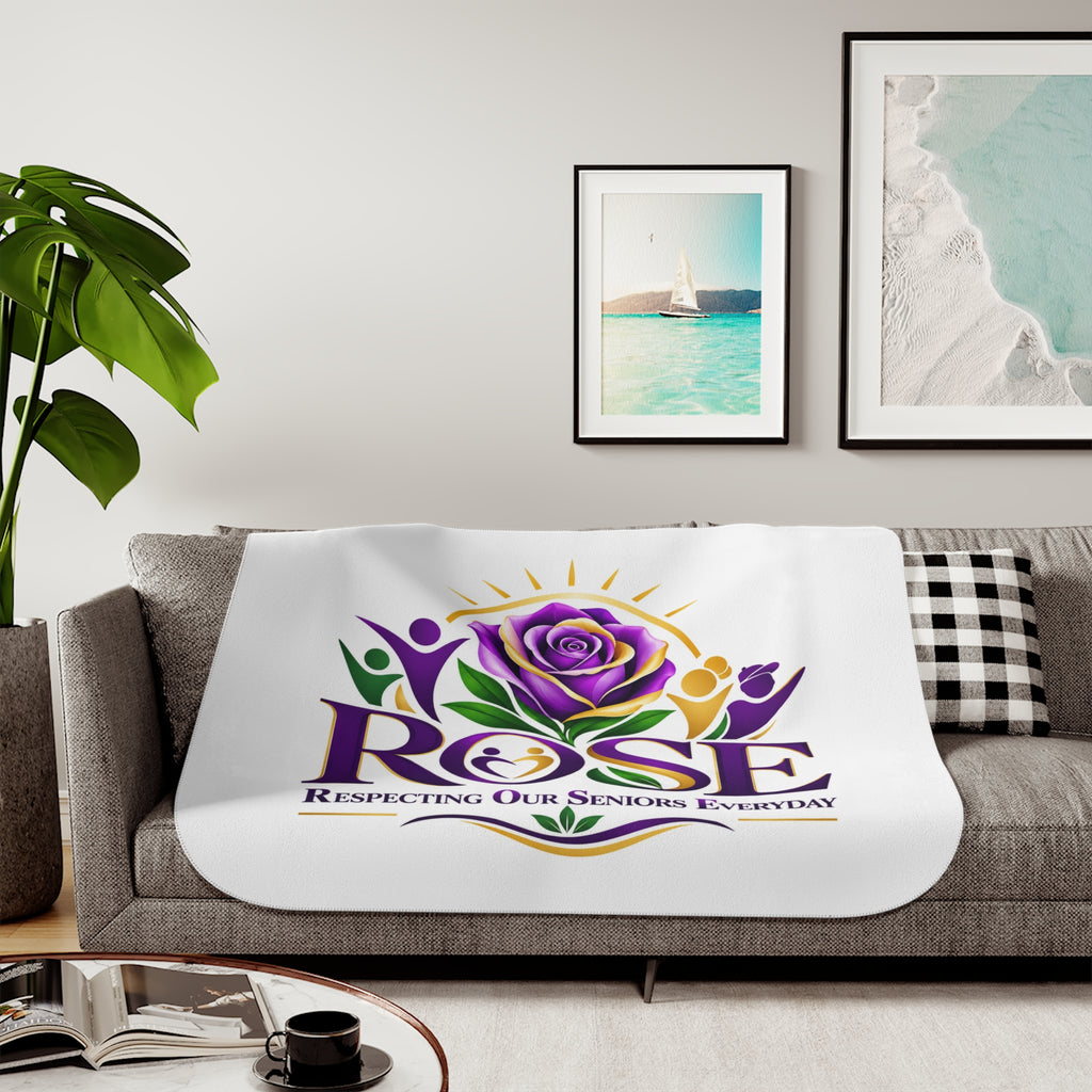 ROSE Respecting Our Seniors Everyday Sherpa Blanket