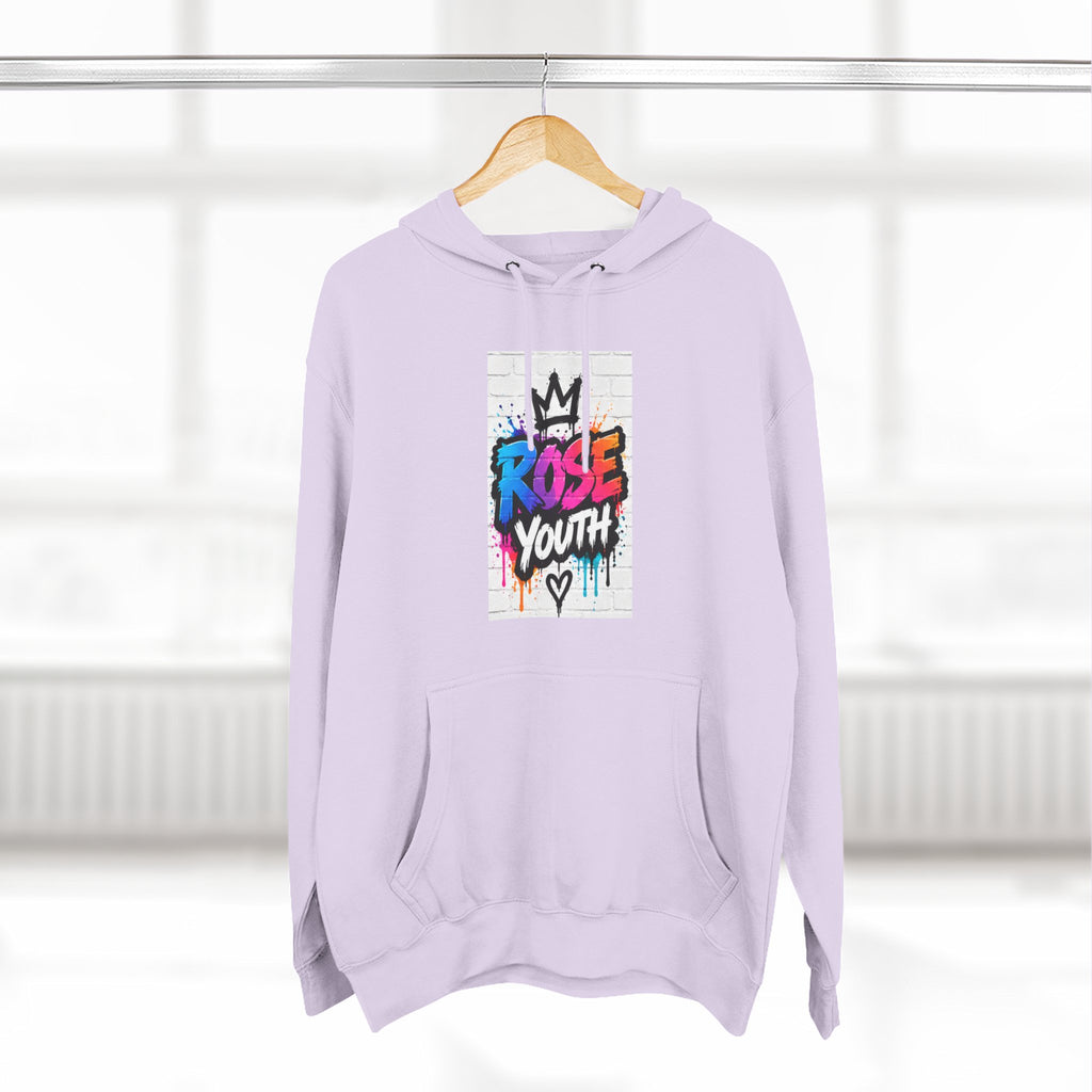 ROSE Youth Drip Logo Hoodie - "Bear The Baller" Motivational Back Panel