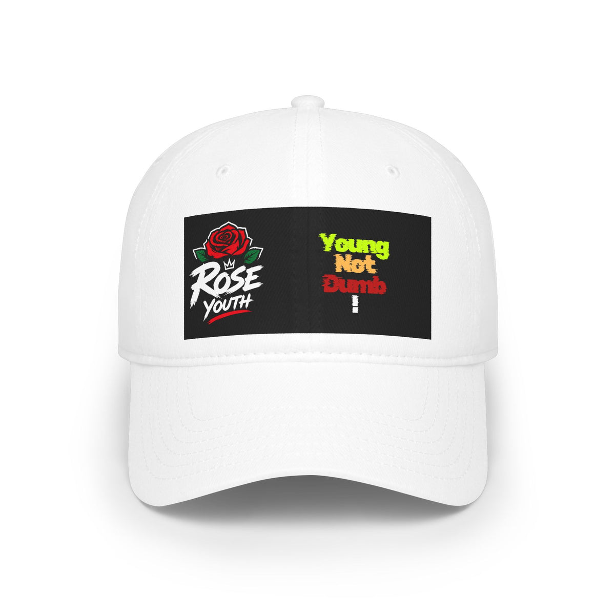 Young Not Dumb Rose Youth Red Baseball Cap